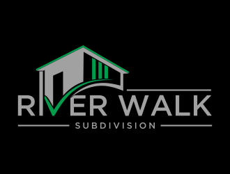 River Walk Subdivision logo design by Mahrein