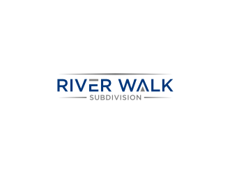 River Walk Subdivision logo design by Nurmalia