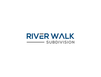 River Walk Subdivision logo design by N3V4