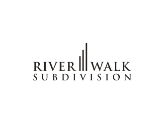 River Walk Subdivision logo design by superiors