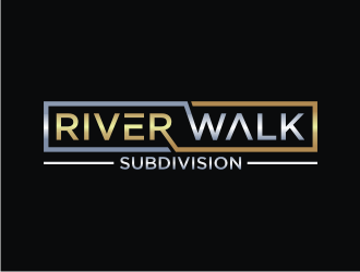 River Walk Subdivision logo design by rief