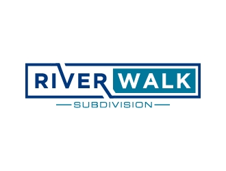 River Walk Subdivision logo design by pambudi