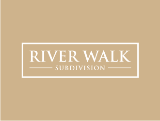 River Walk Subdivision logo design by johana