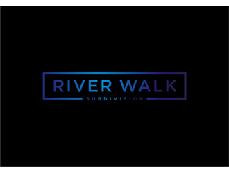 River Walk Subdivision logo design by clayjensen