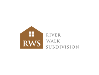 River Walk Subdivision logo design by bricton