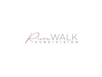 River Walk Subdivision logo design by bricton