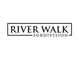 River Walk Subdivision logo design by nurul_rizkon