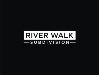 River Walk Subdivision logo design by logitec