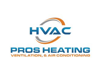 HVAC Pros Heating, Ventilation, & Air Conditioning  logo design by tejo