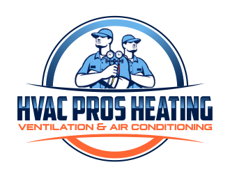 HVAC Pros Heating, Ventilation, & Air Conditioning  logo design by YONK