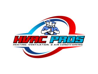 HVAC Pros Heating, Ventilation, & Air Conditioning  logo design by SmartTaste