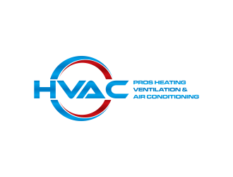 HVAC Pros Heating, Ventilation, & Air Conditioning  logo design by N3V4