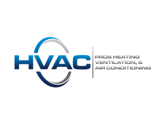 HVAC Pros Heating, Ventilation, & Air Conditioning  logo design by rief