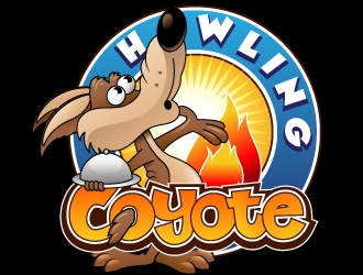 Howling Coyote logo design by Suvendu