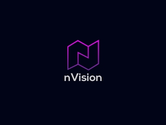 nVision logo design by robiulrobin
