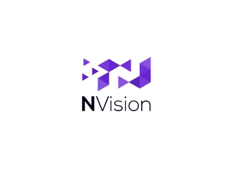 nVision logo design by robiulrobin