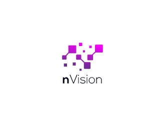 nVision logo design by robiulrobin