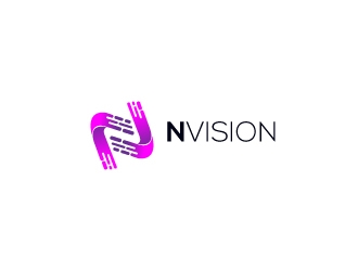 nVision logo design by robiulrobin