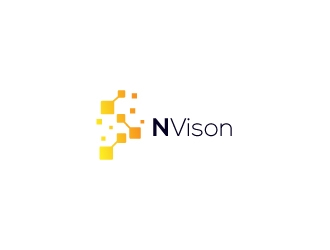 nVision logo design by robiulrobin
