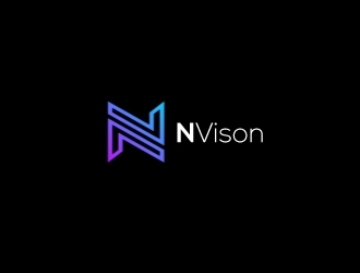 nVision logo design by robiulrobin