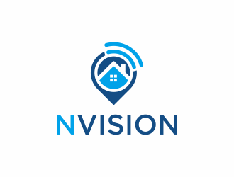 nVision logo design by Editor