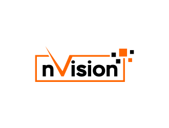 nVision logo design by Gwerth