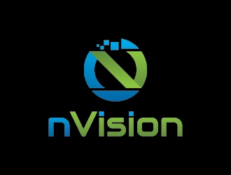 nVision logo design by lokiasan