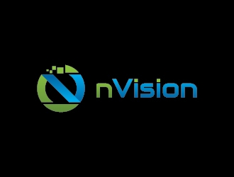 nVision logo design by lokiasan