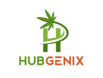 Hubgenix logo design by pixalrahul