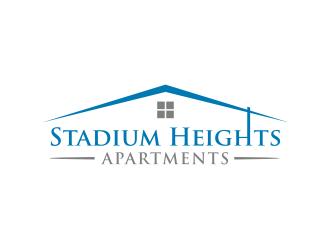 Stadium Heights Apartments logo design by logitec