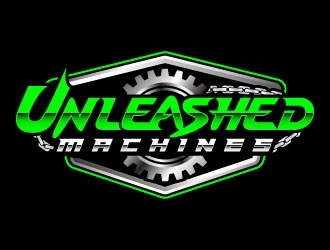 Unleashed Machines logo design by daywalker