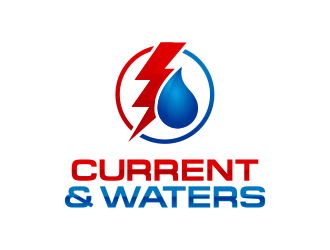 Current & Waters logo design by Panara