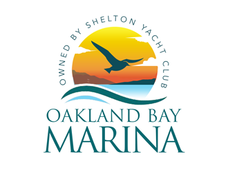Oakland Bay Marina, owned by Shelton Yacht Club logo design by kunejo
