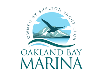 Oakland Bay Marina, owned by Shelton Yacht Club logo design by kunejo