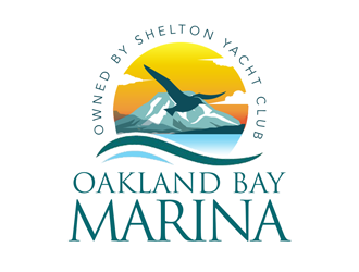 Oakland Bay Marina, owned by Shelton Yacht Club logo design by kunejo
