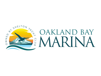 Oakland Bay Marina, owned by Shelton Yacht Club logo design by kunejo