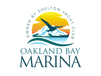 Oakland Bay Marina, owned by Shelton Yacht Club logo design by kunejo