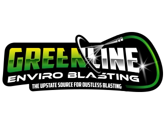 Greenline Enviro Blasting  logo design by Eliben
