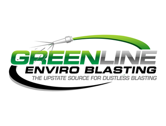 Greenline Enviro Blasting  logo design by kunejo