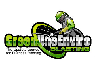 Greenline Enviro Blasting  logo design by THOR_