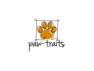 Paw-Traits logo design by dchris