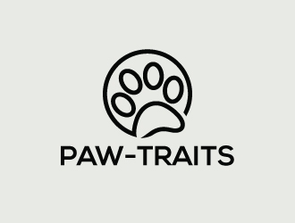 Paw-Traits logo design by sanu