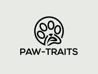 Paw-Traits logo design by sanu