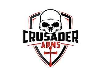 Crusader Arms logo design by logoguy