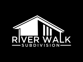 River Walk Subdivision logo design by Mahrein