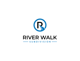 River Walk Subdivision logo design by hoqi