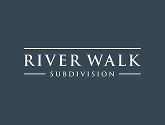River Walk Subdivision logo design by ndaru