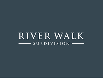 River Walk Subdivision logo design by ndaru