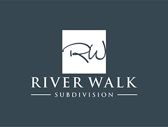 River Walk Subdivision logo design by ndaru