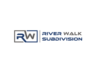 River Walk Subdivision logo design by asyqh